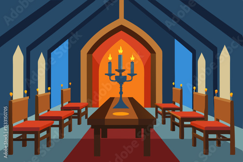 interior of church