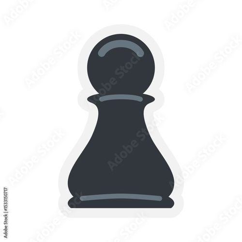 Black Chess Pawn