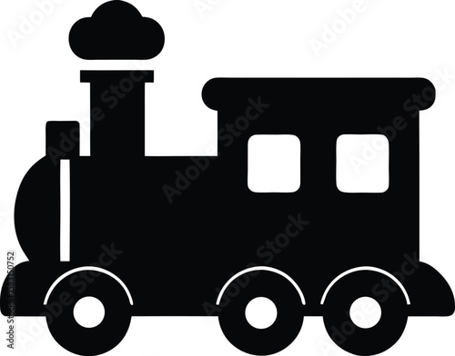 vintage train vector