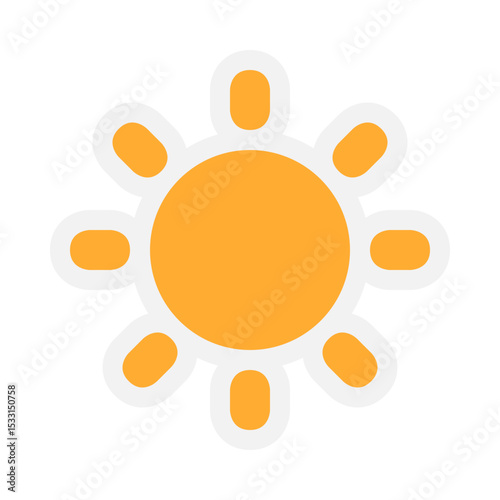 Black Sun With Rays