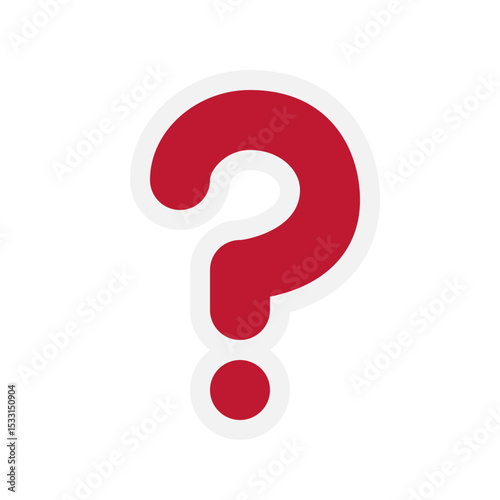 Black Question Mark Ornament