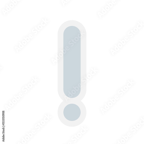 White Exclamation Mark Symbol
