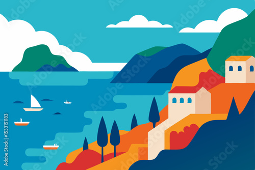 a stunning coastal view of capri italy
