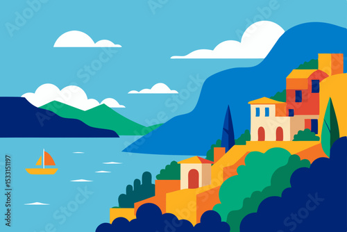 a stunning coastal view of capri italy
