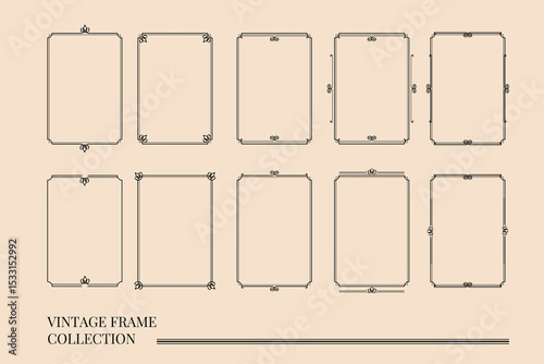 vintage frame decoration collection