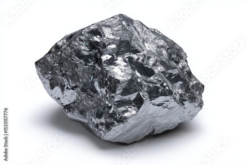Tantalum metal chunk standard showcasing the unique properties and luster of this rare transition metal found in various applications including electronics and aerospace