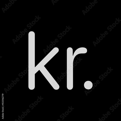 Danish Krone Symbol