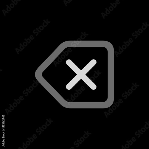 Delete Left Icon