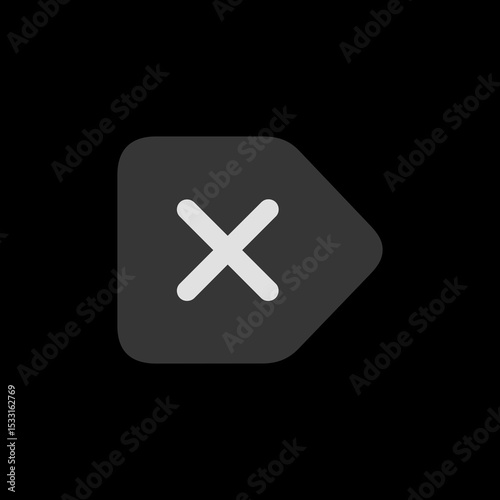 Delete Right Filled Icon
