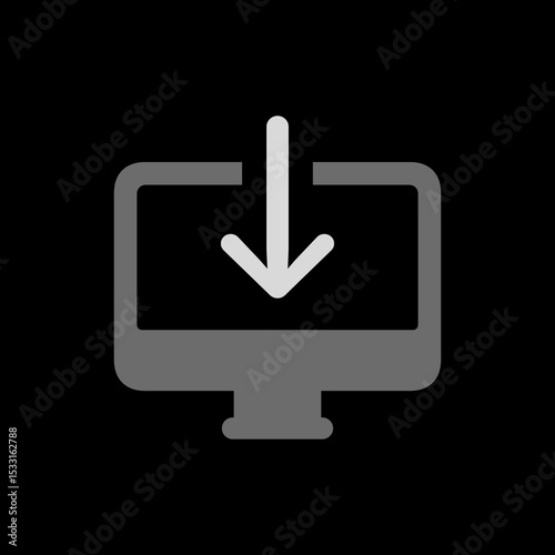 Desktop Download Icon