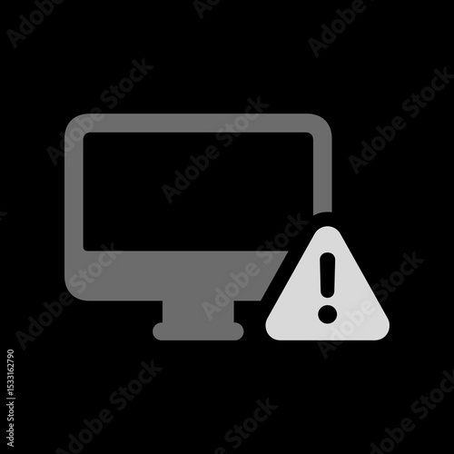 Desktop Warning Icon
