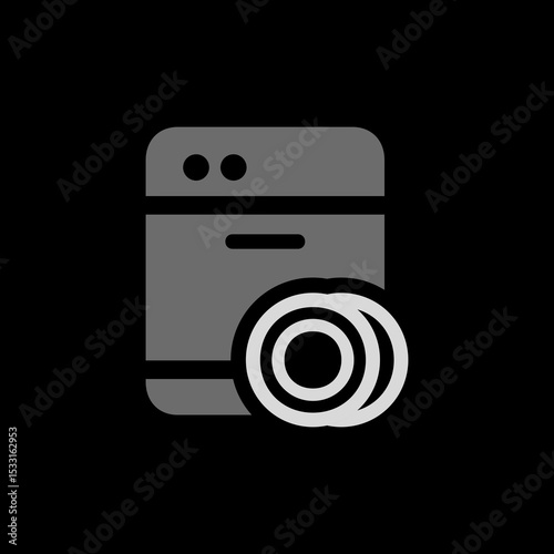 Dishwasher Filled Icon