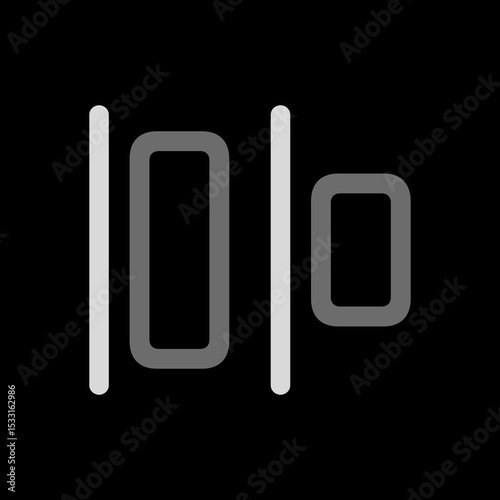 Distribute Horizontal Left Icon
