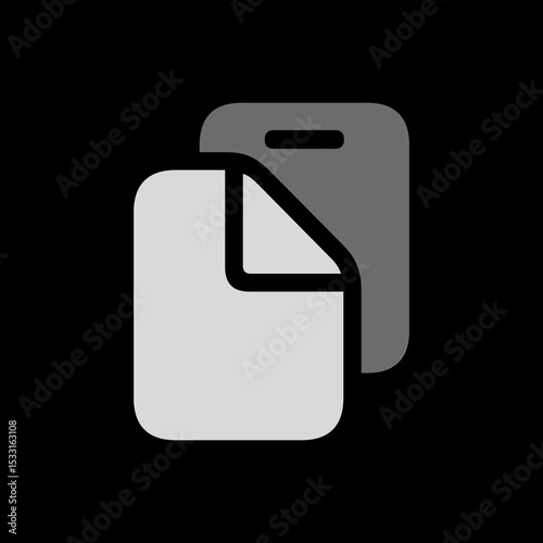 Document Clipboard Filled Icon