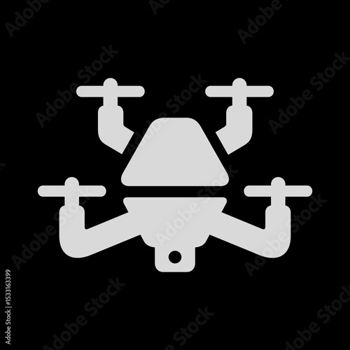 Drone Filled Icon