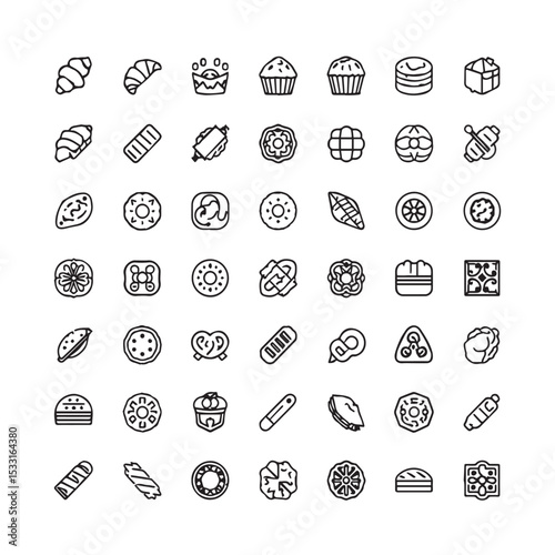 Camping hiking adventure travel icon set