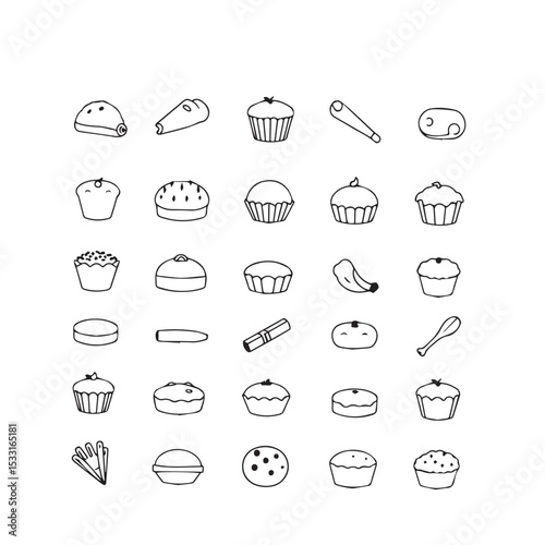 Outdoor adventure activities icon set black and white