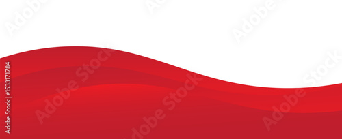 red and white business wave banner background. vector