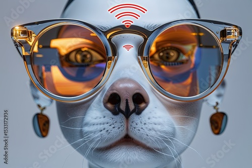 Exploring the Intersection of Wi-Fi Signal and Fashionable Eyewear for Enhanced Connectivity and Style photo