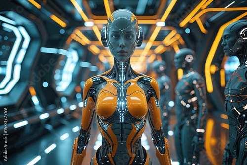 Exploring the Movement of Humanoid Forms in Advanced Digital Visuals