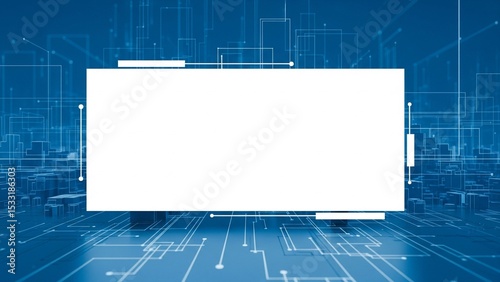 Blue High-Tech Business Presentations Background