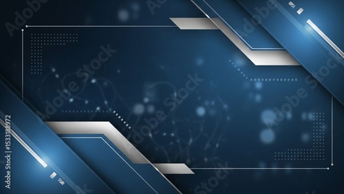 Tech, Future, and Digital-Themed Blue Business Background – Professional Setting for Meetings and Strategy