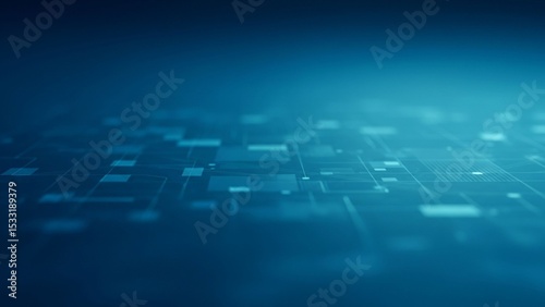 Tech, Future, and Digital-Themed Blue Business Background – Professional Setting for Meetings and Strategy