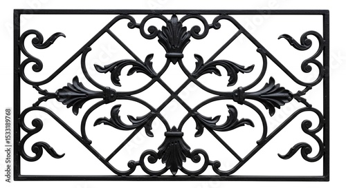 Ornate metal design background