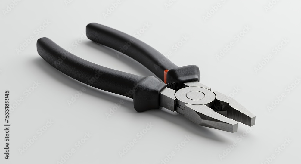 Obraz premium Pliers on white surface