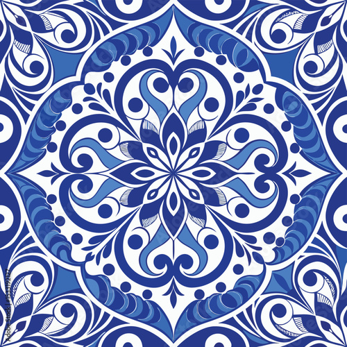 Seamless floral pattern vector: a vintage texture illustration for wallpaper and textile design