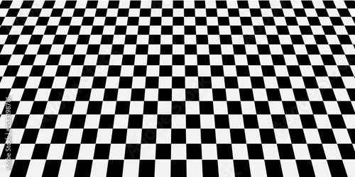 Black and white checkered pattern, Checkerboard seamless pattern