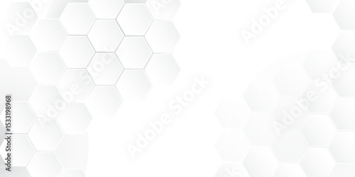 Geometric abstract background with simple hexagonal elements.