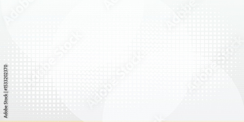 white abstract gradient background with white subtle dots circle futuristic minimalist vector illustration.