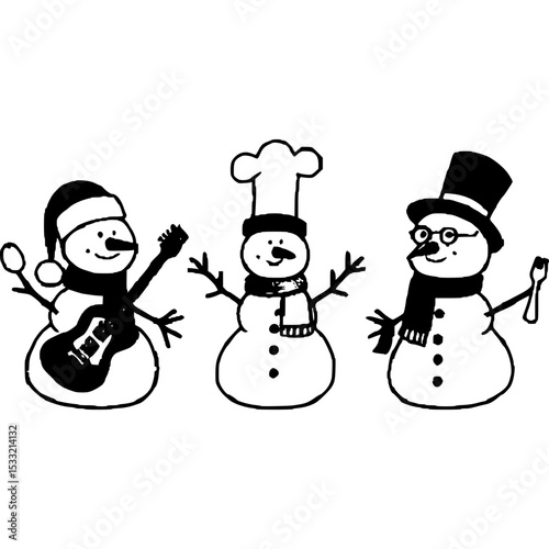 Schneemänner mit Persönlichkeit - 9