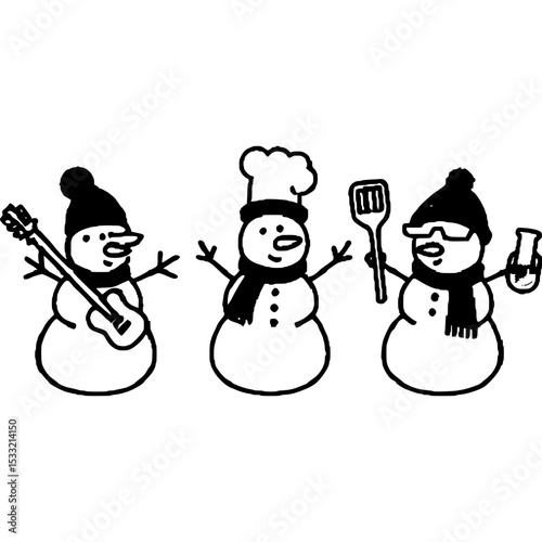 Schneemänner mit Persönlichkeit - 10