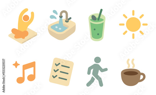Parenting and baby care icons set – flat, newborn and family essentials
