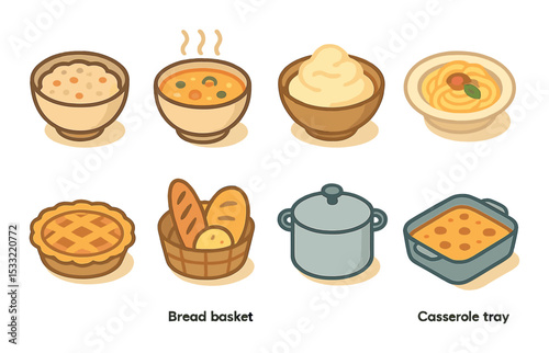 Child safety icons set – silhouette, protection and secure design elements