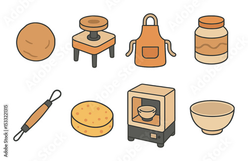 Construction and building icons set – outline, architecture and engineering symbols
