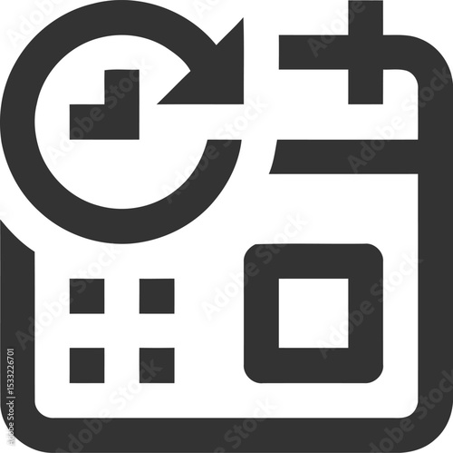 Time and Clock set of web icons in line style. Time management. Timer, Speed, Date, Countdown, Alarm, Recovery, Time, clock, watch, calendar simple icons for web and mobile app. Vector illustration