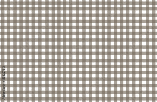 Hand-drawn gingham check Brown. Repeat pattern. Available in various colors | Pattern, seamless, vector