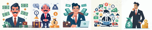 vector of a billionaire