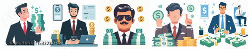 vector of a billionaire