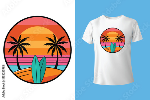Summer vibes artwork. Surf club design. Beach modern abstract art. Sunshine paradise graphic print design. Enjoy beach life. Ocean abstract wave art. Here come the sun. Ocean line art.
