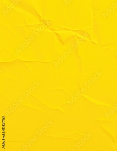 Close-up texture of crinkled yellow fiber paper background, golden background, textured background