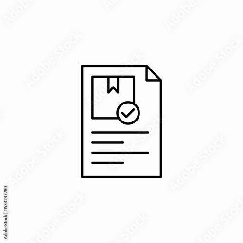 package infromation icon sign vector