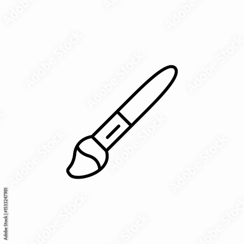 painting brush icon sign vector