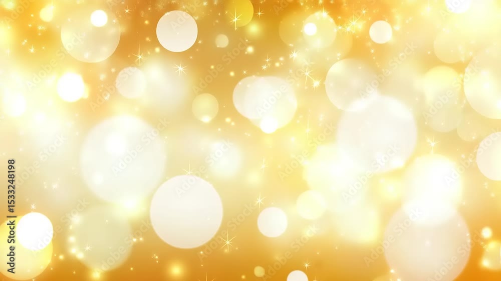 Gold bokeh background