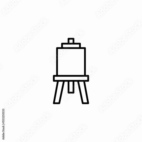 whiteboard blackboard icon sign vector
