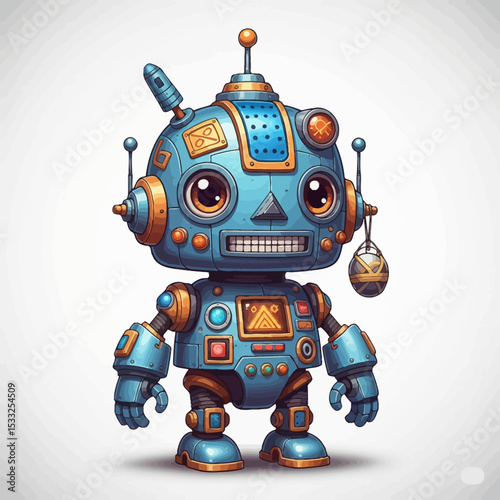 cute robot AI in 2030 very cool	
