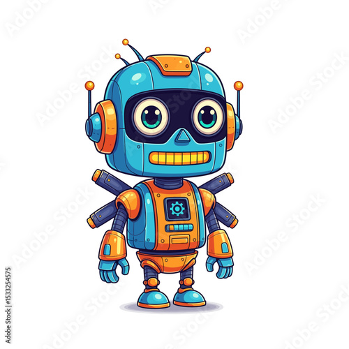 cute robot AI in 2030 very cool	
